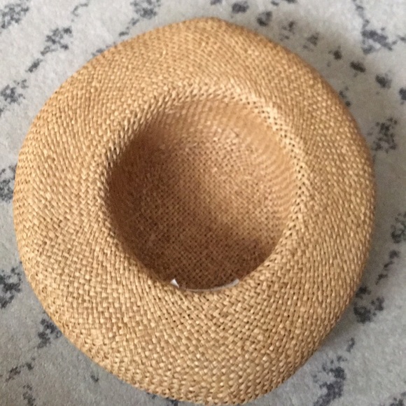 🔥Vintage woven sun hat with small black bow - Picture 3 of 9